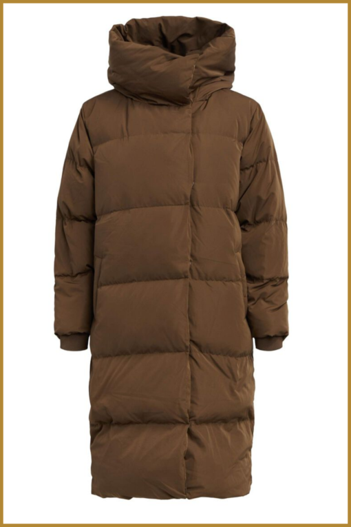 OBJECT-OBJLOUISE LONG DOWN JACKET bruin-OBJ240101