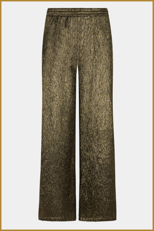 YDENCE-Pants Madison goud-YDE240090 - Afbeelding 2