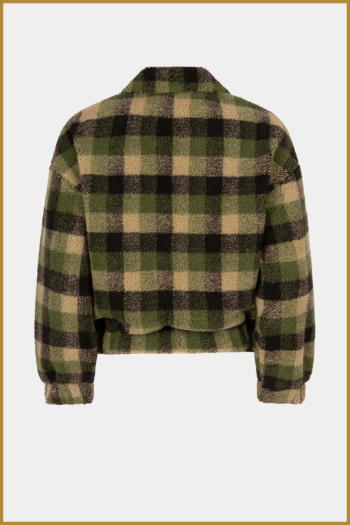 YDENCE-Jacket Felicia groen-YDE240087 - Afbeelding 2