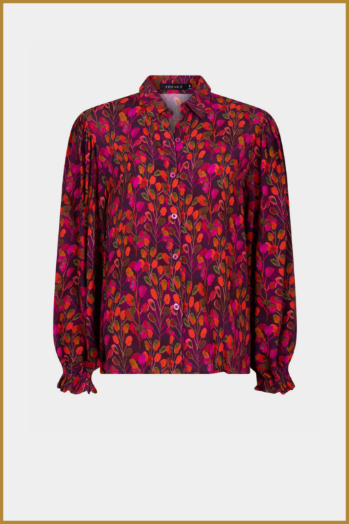 YDENCE-Blouse Alyssa print-YDE240095 - Afbeelding 2