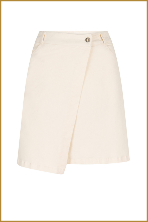 YDENCE - Skirt pearl offwhite -YDE240034