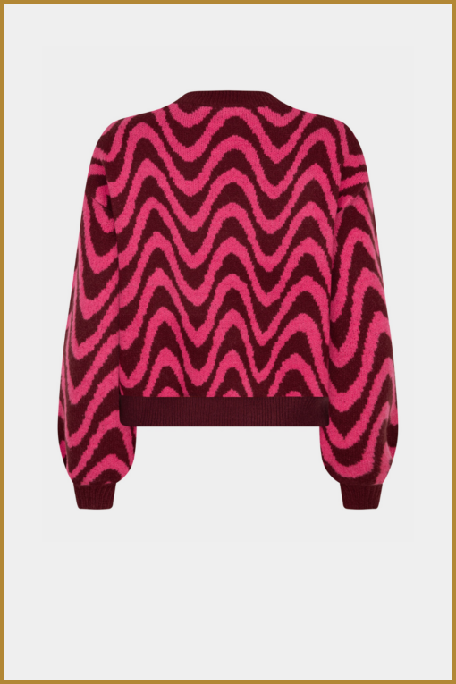 YDENCE-Knitted Sweater Blaise orgineel-YDE240078 - Afbeelding 3