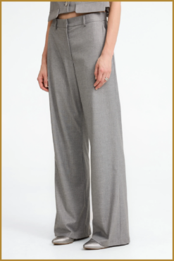 JANE LUSHKA-Yvette shiny line grey-JAN250003