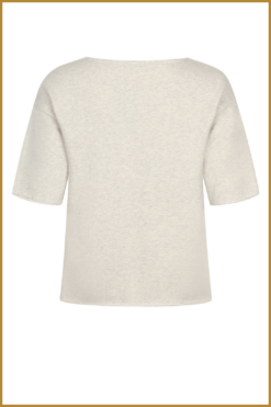 Alternative view of YDENCE - Top Posie grey melange -YDE240028