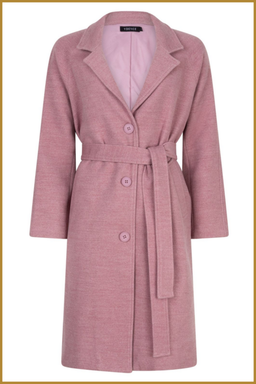 YDENCE - Coat Debbie lilac -YDE240060 - Afbeelding 2