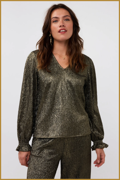 YDENCE-Top Delany goud-YDE240094