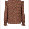 YDENCE - Blouse Lady bruin -YDE240071