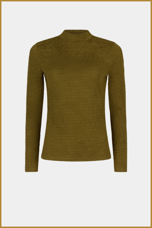 YDENCE-Top griffin groen-YDE240084