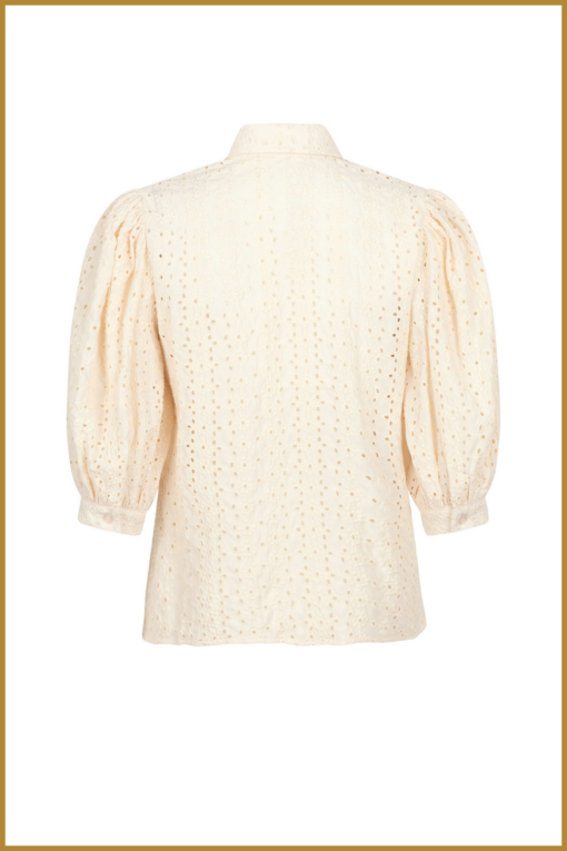 YDENCE - Blouse Mina ecru -YDE240033 - Afbeelding 2