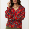 YDENCE - Top Merel 1097 red -YDE240062