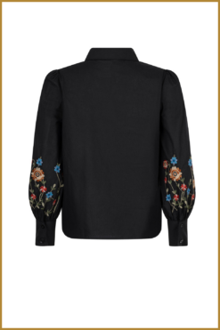 Alternative view of YDENCE - Blouse Blossom zwart -YDE240073