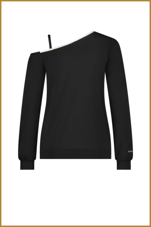 ZIP73- Sweater cross zw-ZIP240006 - Afbeelding 2