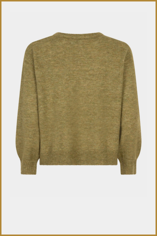 YDENCE-Knitted Sweater Roxygroen-YDE240086 - Afbeelding 2