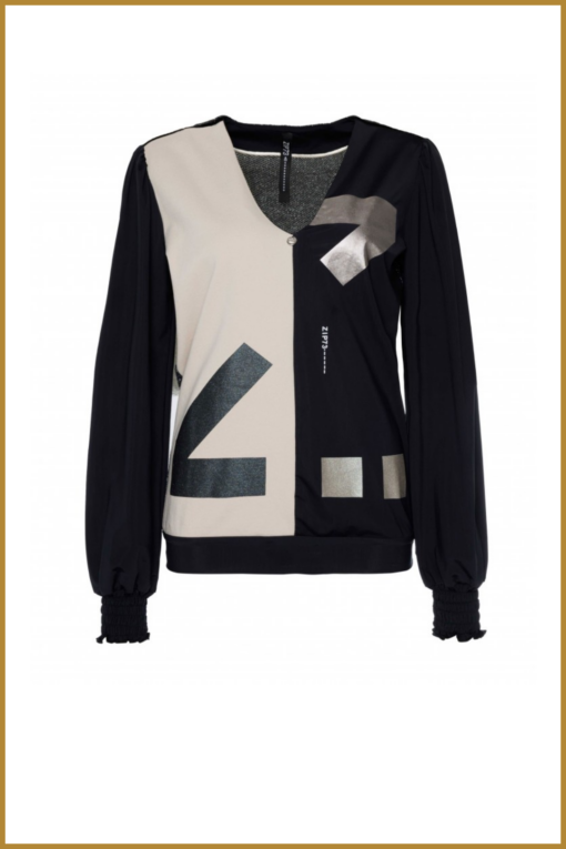 ZIP73- Top 2-zwart-cha- ZIP240008 - Afbeelding 2