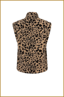 Alternative view of YDENCE - Gilet Abby leopard -YDE240045