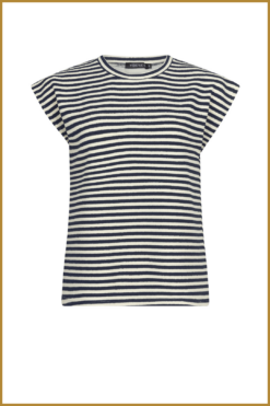 Alternative view of YDENCE - Top Tirza navy-YDE240030