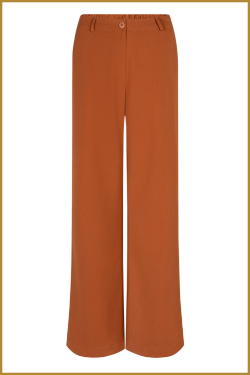 YDENCE - Pants solange bruin -YDE240059 - Afbeelding 2