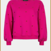 YDENCE-Sweater hearts rose-YDE240091