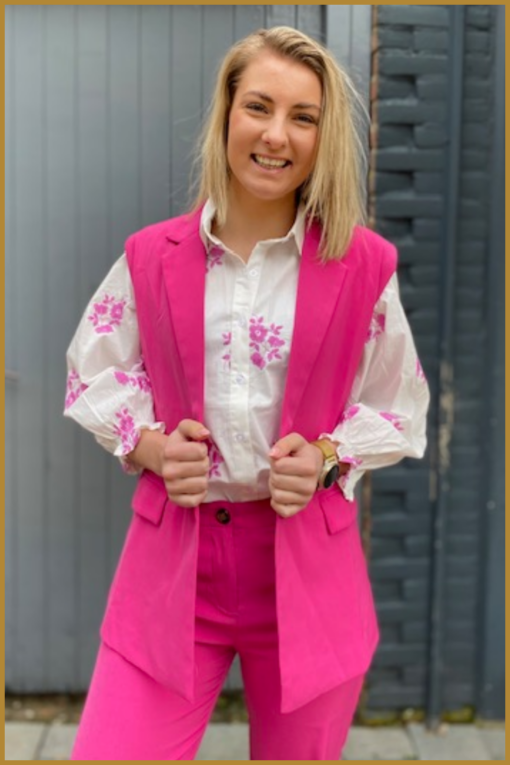 YDENCE - Blouse Lulu purple -YDE240022