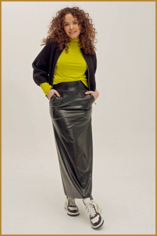 SNEAKERDRESSES-Skirt long black-SNE240080