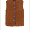 YDENCE - Gilet Evelynn camel -YDE240049