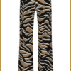 Lady day - Broek Skyler - MYP240033 zebra print camel