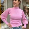 INUZ-Trui kol roze-INU250033