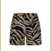 Lady day - Broek Shorty - MYP240032 zebra print camel