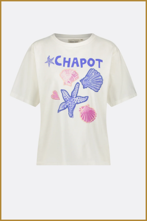FABIENNE CHAPOT - Steve Starfish T-Shirt cosy white -FAB240067 - Afbeelding 2