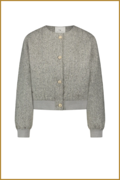 Alternative view of NUKUS-Maureen jacket grijs-NUK250055