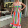 INUZ - Jurk Alies oranje -TUR240018