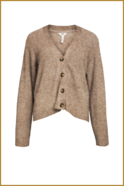 Alternative view of OBJECT -  OBJDITTE RE L/S KNIT CARDIGAN bruin -OBJ240038