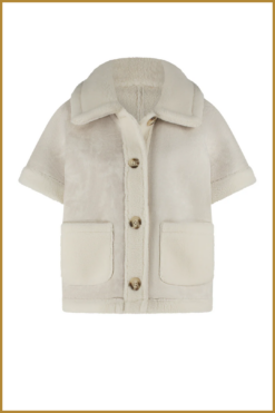 Alternative view of NUKUS -Athena gillet offwhite -NUK240100