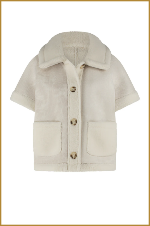 NUKUS -Athena gillet offwhite -NUK240100 - Afbeelding 2