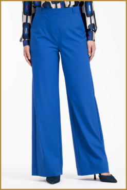 STUDIO ANNELOES- Lexie bonded trousers-royal blue-STU250002