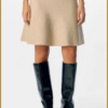 OBJECT- OBJREYNARD HW SHORT KNIT SKIRT humus-OBJ250016