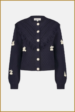 Alternative view of Fabienne Chapot Frido Cardigan-Blauw-FAB250001