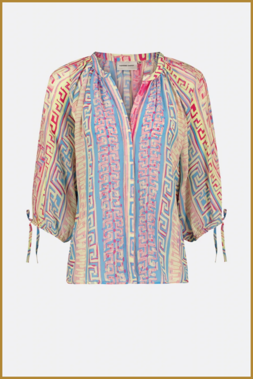 FABIENNE CHAPOT -Cooper blouse blue -FAB240102 - Afbeelding 2