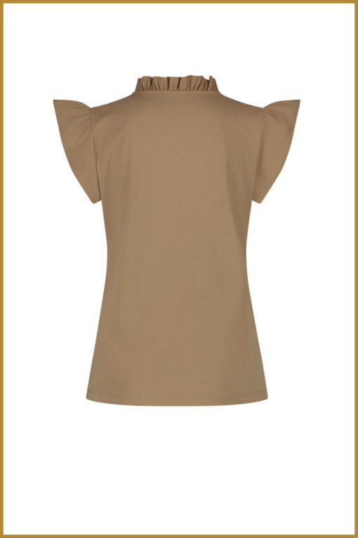 Lady day - Top Julia - MYP240036 camel - Afbeelding 2