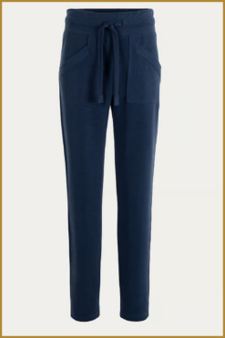 MSCW-Broek Feliz-Navy solid-MOS250023
