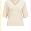 OBJECT- OBJTHESS 2/4 LO V-NECK KNIT TOP NOOS-OBJ250021