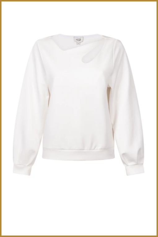 AAIKO-Sweater Evelyn-Cream-AAI250023 - Afbeelding 2