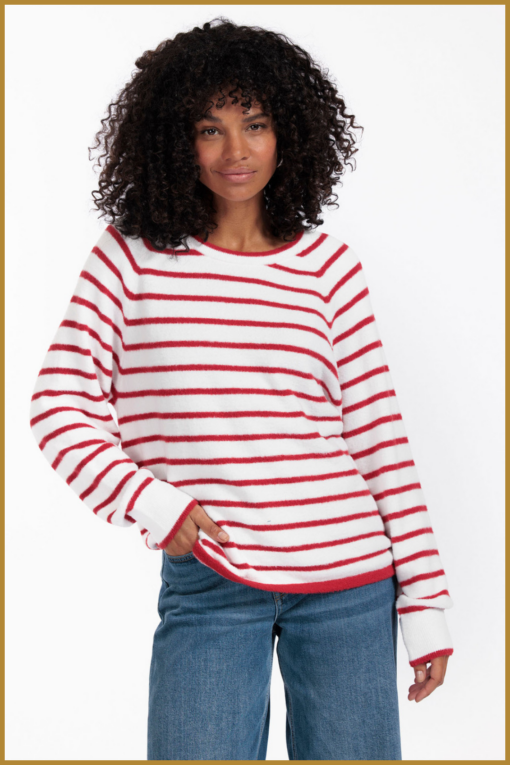 STUDIO ANNELOES-Josh stripe pullover-STU250035