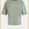 MSCW-T-shirt Spray-Sea green solid-MOS250015