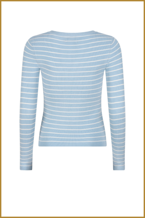 YDENCE-Knitted top Devina-YDE250009 - Afbeelding 2