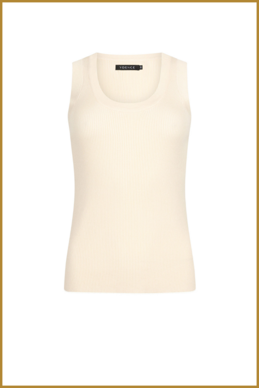 YDENCE-Knitted top Keely-YDE250010