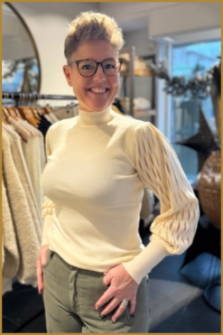 INUZ - Trui Nijl beige -INU240351