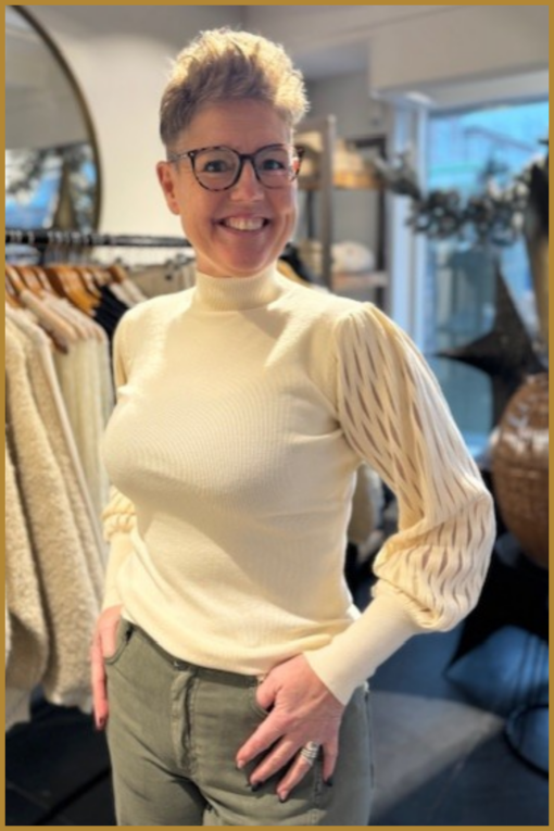 INUZ - Trui Nijl beige -INU240351
