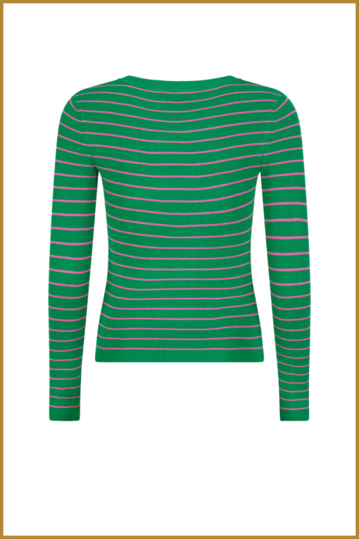 YDENCE-Knitted top Devina-YDE250007 - Afbeelding 2