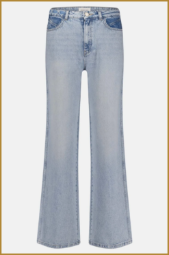 Alternative view of Fabienne Chapot-Alex wide leg jeans-Blauw-FAB250003